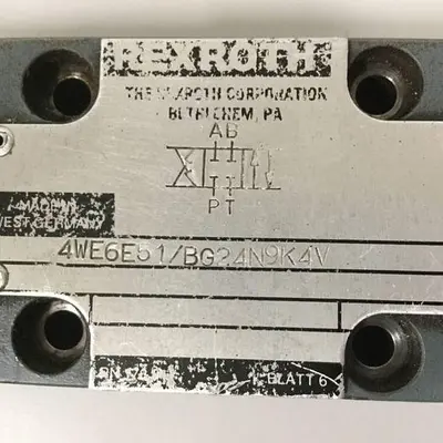 Used REXROTH 4WE6E51BG24N9K4V Valves/Fittings Michigan US | Ideal Machinery #1285150