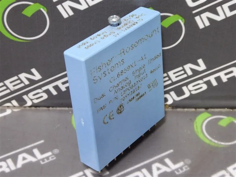Fisher Rosemount CL6859X1-A1 Analog Input Relay 12PO322X012 Rev. C Used