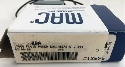 NEW MAC VALVES PID-592BA