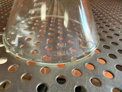 Used CHEMGLASS 100 MM CONE SHAPED FUNNEL W/ 24/40 JOINT FITTING Glassware - Other California US | Equipment Lab #1469370