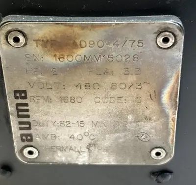 New | in-Stock AUMA AD90-4/75 Electric Motor Driven Actuators Ohio US | Surplus Asset Holdings #1225771