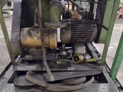 KINNEY HIGH VACUUM PUMP WITH MOTOR: YOBRO #24413