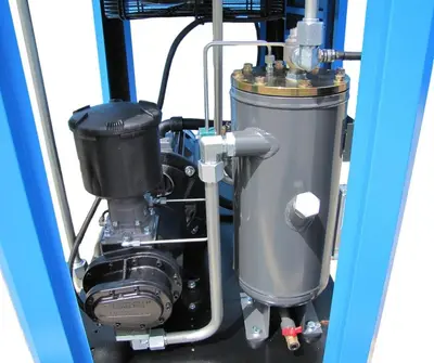 2025 Maximus 15 HP 63 CFM Rotary Screw Air Compressor 230V 3 Phase With 80G Tank