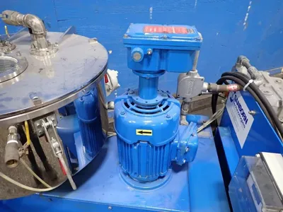 Sanborn 20 x 6 perforate basket sanitary centrifuge, 316SS.