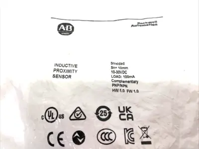 New | in-Stock Allen-Bradley Ser. A Miniature Rectangular Inductive Sensor Proximity Sensors Michigan US | Maverick Industrial Sales #1411537