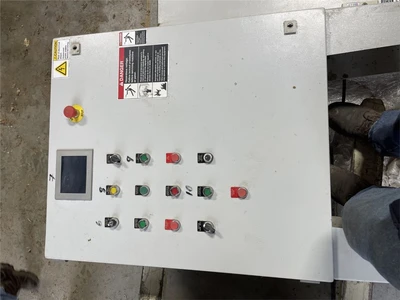 41" X 63" SSI M100H Dual Shaft Shredder, 200 HP
