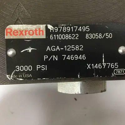 Used REXROTH R978917495 Valves/Fittings Michigan US | Ideal Machinery #1277147
