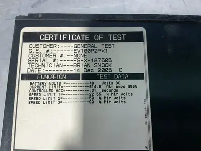 Used GENERAL ELECTRIC EV100P2PX1 I/O Boards & Replacement Parts Ohio US | HGR 24 #1485348