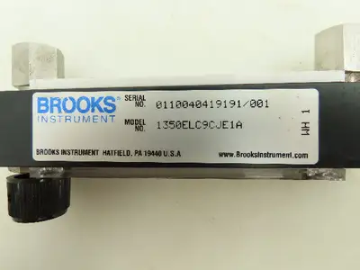 Brooks  1350ELC9CJE1A Show-Rate Flow Meter 200 PSIG At 250F