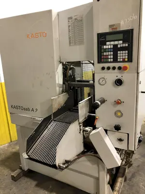10" X 10" KASTO MODEL #SSB-A2-CNC-CC AUTOMATIC VERTICAL BAND SAW: STOCK #17306