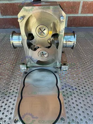 USED VIKING IDEX S2M ROTARY LOBE W/ STAINLESS 2 HP MOTOR 230/460V
