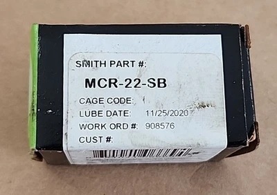 NEW SMITH BEARING MCR-22-SB