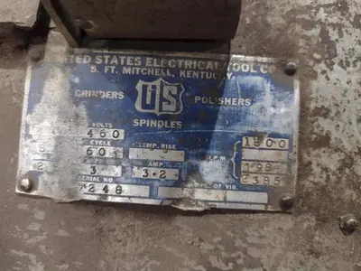 5 HP CM SWING ARM FOUNDRY GRINDER: STOCK #23034