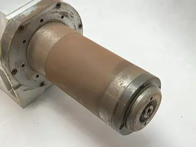 USED FISCHER SPINDLE 127992 MILL HEAD FF75 M00X225/12-12/18 HSK-F63