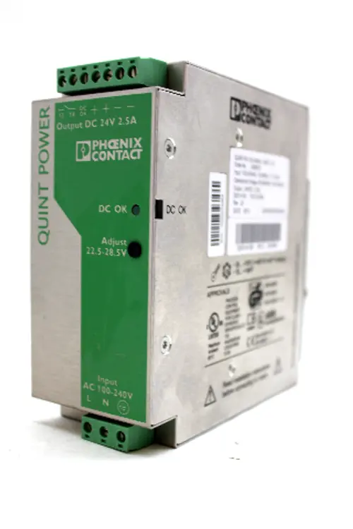 Used PHOENIX CONTACT QUNIT-PS-100-240AC/24DC/2,5 Power Supplies Kentucky US | Industrial Parts R Us Inc. #356507