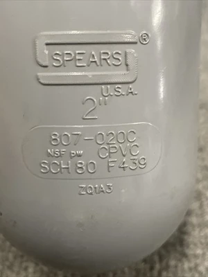 New | in-Stock Spears 807-020C Valves/Fittings California US | Davliegogo LLC #1709806