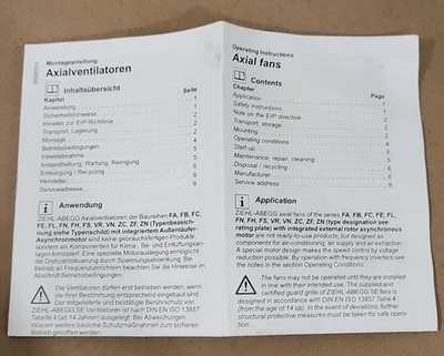 NEW Ziehl-Abegg 31730282