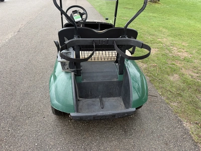 (1) 2015 E-Z-Go golf cart with a Kawasaki gas engine, includes Club Clear club and ball washer, does...