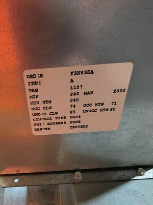 Used TRANE VSEF1200GA0DD04AD2000L0WWE04021W Air Pressure Regulators South Carolina US | ESS Industrial Equipment Sales #1557911