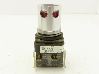 Allen Bradley 800T-FXA5 Red Pilot Indicator Light 30mm