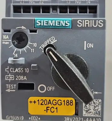 USED Siemens Siemens 3RV2021-4AA10