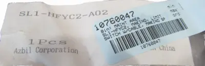 NEW AZBIL CORP. SL1-HFYC2-A02 LIMIT SWITCH W/CABLE SL1-HFYC2 SL1HFYC2A02