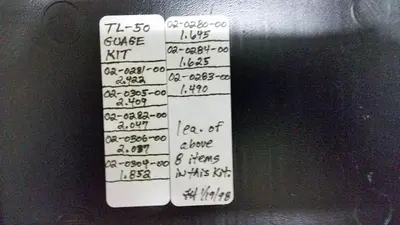ASECO TL-50 Calibrated Gauge Block kit