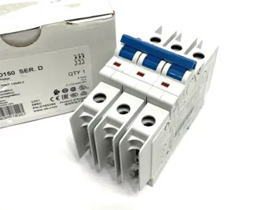 USED ALLEN-BRADLEY SER. D CIRCUIT BREAKER 3-POLE 15A
