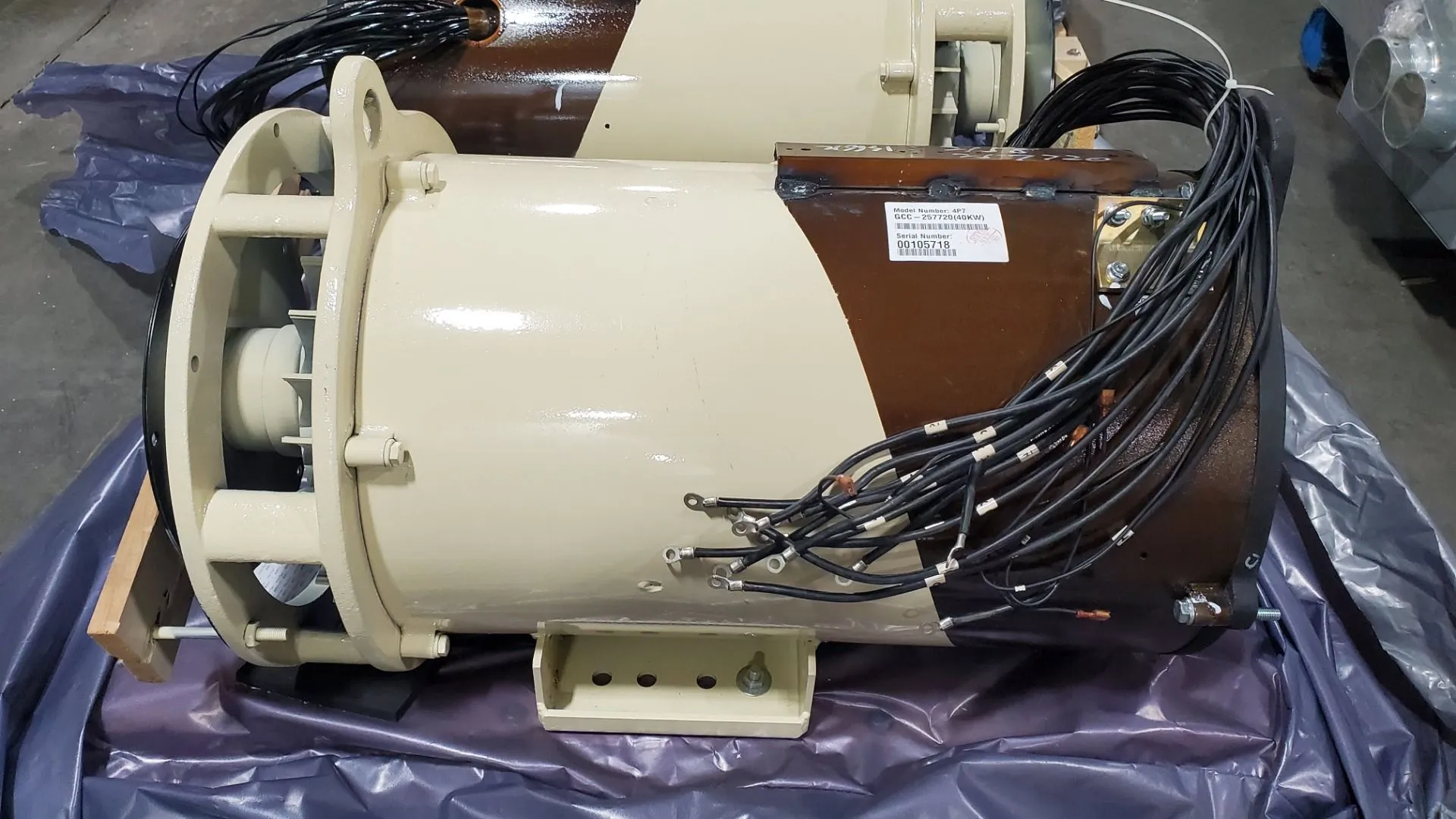 New 40KW Generator End 12Lead 120 208 240 416 480V 1800RPM Kohler GCC257720 4P7
