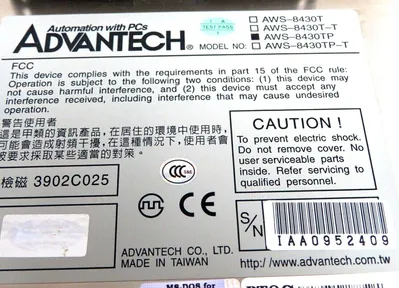 NEW ADVANTECH AWS8430TP