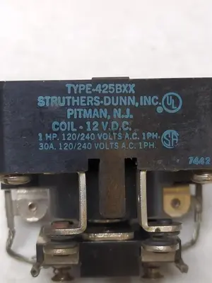 Used STRUTHERS-DUNN TYPE-425BXX Miscellaneous Equipment (Electrical & Power) | Surplus Asset Holdings #1203495