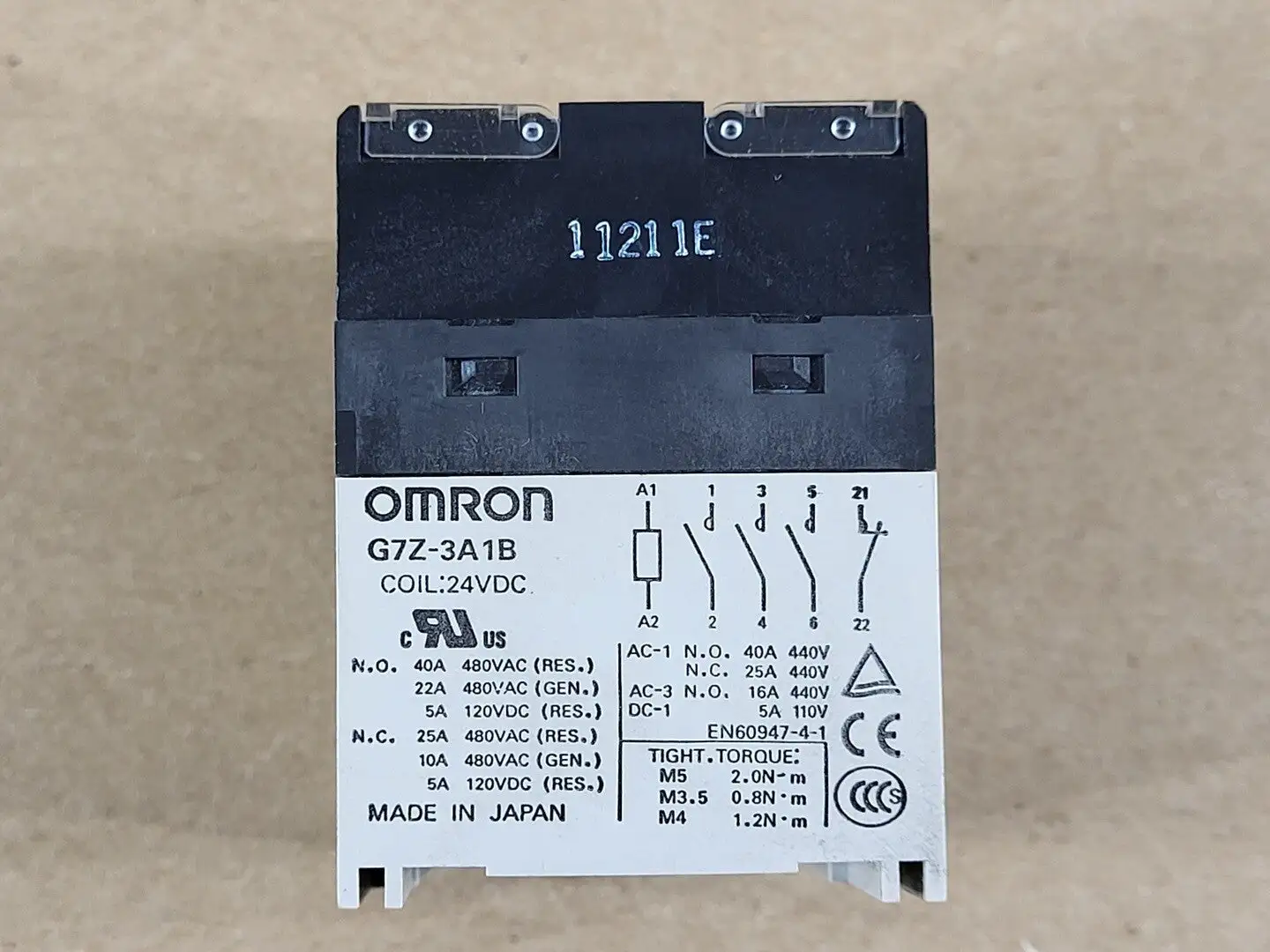 USED OMRON G7Z-3A1B-11Z