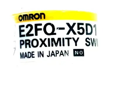NEW OMRON E2FQ-X5D1 PROXIMITY SWITCH 12 to 24 VDC 2M E2FQX5D1