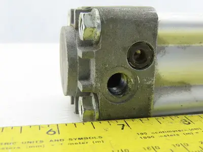 E-Line-Origa 2686 Pneumatic Air Cylinder 1" Bore 4" Stroke 8mm Double Rods