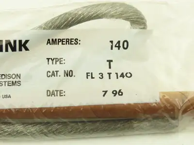 Cooper FL3T140 Universal Fuse Link Button Head 140 Amperes Slow Acting  Lot of 5