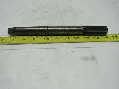 NATIONAL 1" Reamer #1 MT 8 Flute 10" O.A. 2"+ Cutter Length Lot/4