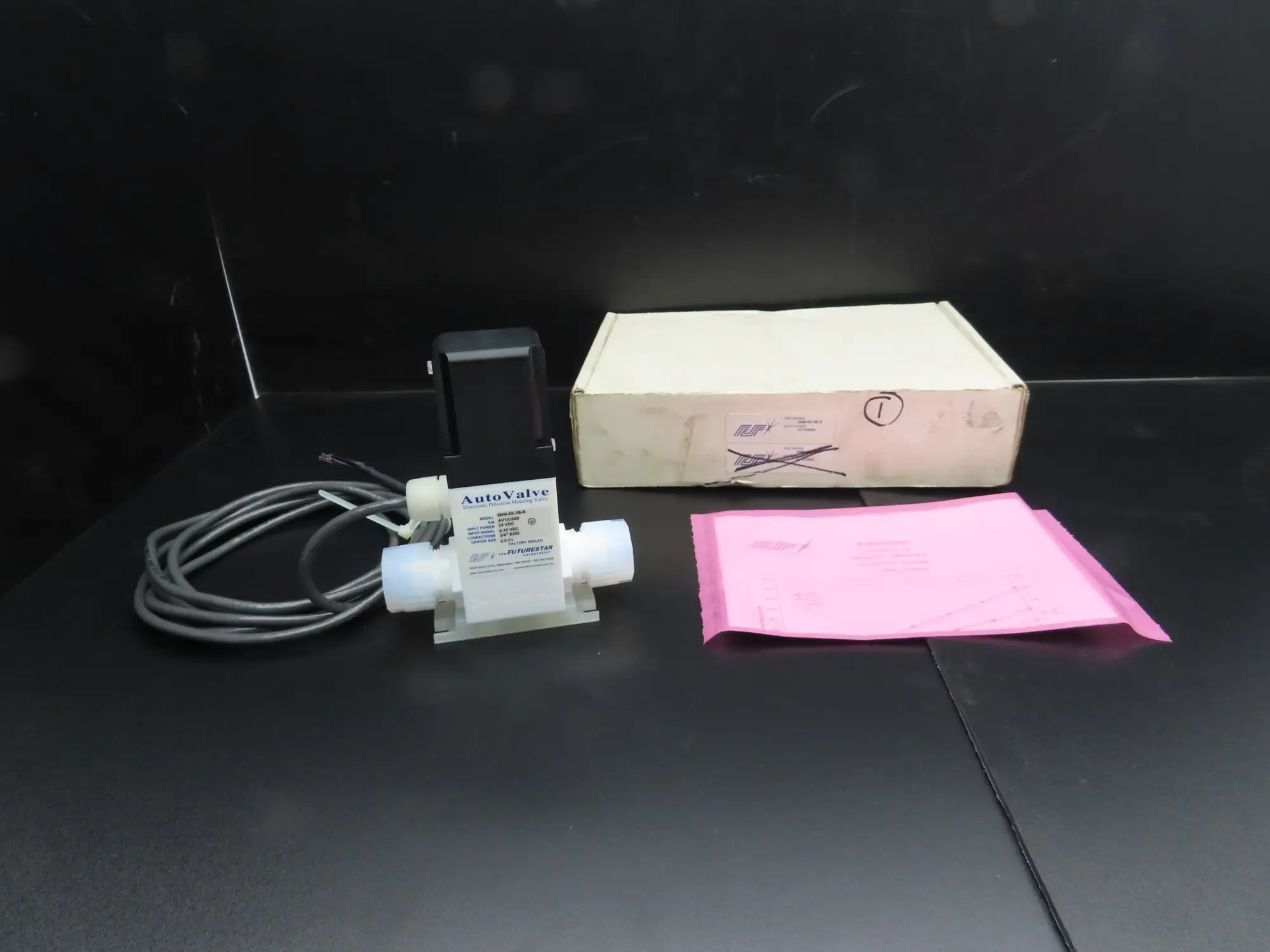 Futurestar 6BM-6S-3B-R Auto Valve 1/2" Tube 24VDC Input Power 0-10V Input Signal
