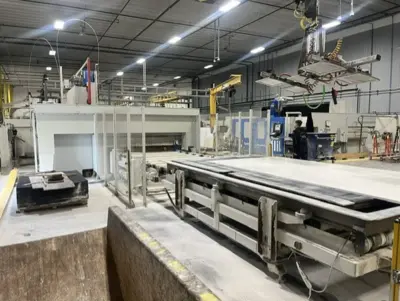 2014 CMS BREMBANA Formax w/ In and out Feed Tables Saw Jets | STONE EQUIPMENT WAREHOUSE (3)