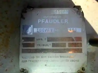 USED PFAUDLER NOT APPLICABLE