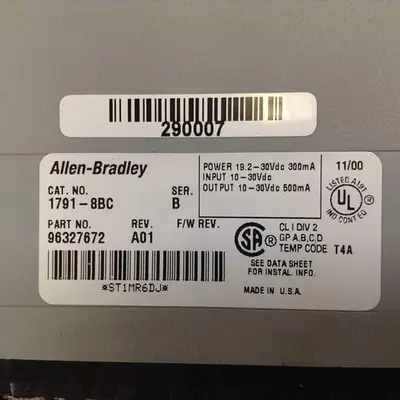 USED ALLEN BRADLEY 1791-8BC SER B