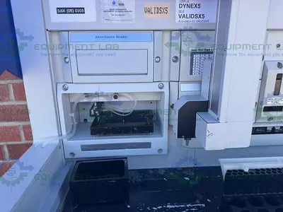 USED DYNEX DSX 4 PLATE AUTOMATED ELISA SYSTEM MEDIUM THROUGHPUT 100 - 240 V