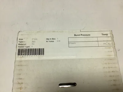 BS & B Safety Systems 2″ JRS Rupture Disk 16001211-1