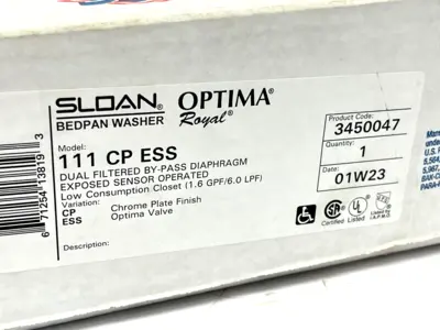 Used SLOAN _UNKNOWN_ Miscellaneous MRO | Maverick Industrial Sales #1121900