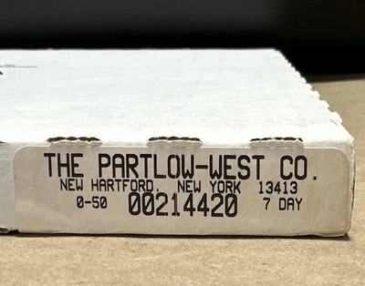NEW Partlow West 00214420
