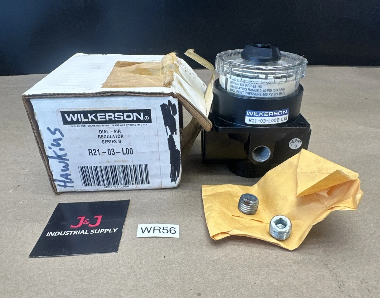 NEW WILKERSON PNEUMATIC R21-03-L00B L02