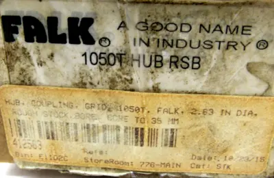NEW FALK REXNORD 1050T HUB-REBORE 412563