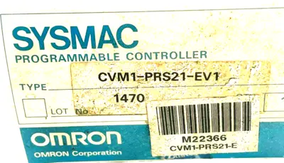 NEW OMRON CVM1-PR001-E PROGRAMMABLE CONSOLE UNITCVM1-MP201-V1 CVM1-PRS21-EV1