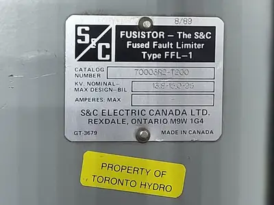 15kV 600 Amp Switchgear Unit