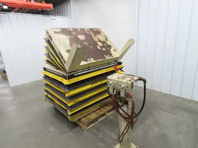 Knight LT3448 Pneumatic Lift Tilt Table Tote Tipper 4000lb 45° Degree 48x34" Top