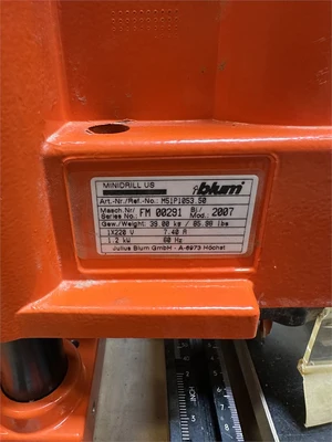 Used 2007 BLUM MINIDRILL Flexible Drilling and Inserting Machines California US | MachineryMax #1320531